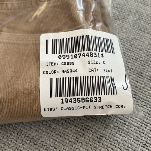 J Crew Kids Classic-Fit Stretch Corduroy Pants Size 5 tan - Picture 3 of 6