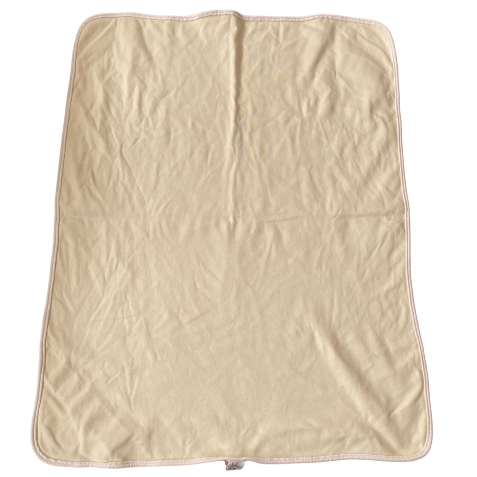 baby Dior receiving yellow blanket embroidered bunny cotton baby 27"x