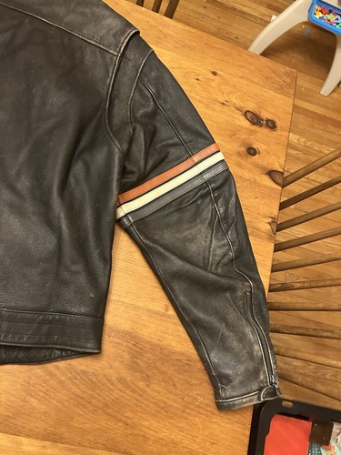 Genuine 2006 Harley Davidson 2XL Leather Lined Jacket 98099-07VM - Picture 19 of 24