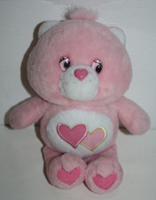 Care Bears Baby 10" Pink Plush Love A Lot Hearts Girl Doll Soft Toy Stuffed 2004