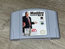 Madden Football 64 Nintendo 64 N64 Cleaned & Tested Authentic