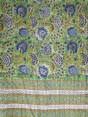 Queen Size Indische Baumwolle Blumendruck Wendedecke Quilt Winter Razai Neu - Bild 9 von 11
