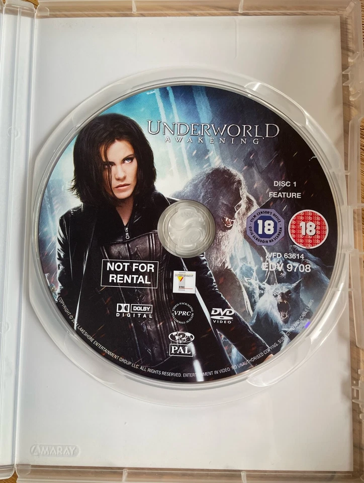 Underworld: Awakening DVD (2012) 2 Disc Set - Image 2 of 4