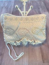 Vintage Beaded Purse Cream color Clasic Party Cocktail Purse