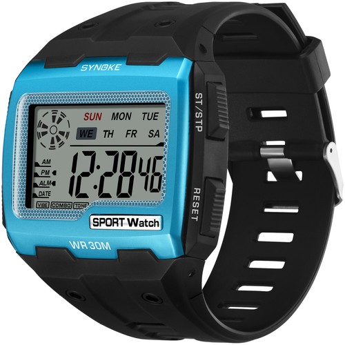 Men Waterproof Sport Digital Watch Military LED Backlight Wristwatch Watch Gift - Picture 26 of 61