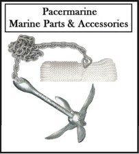 Folding Grapnel Anchor Galvanised Kit 6kg