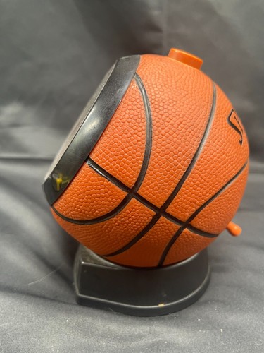 Chicago Bulls Alarm Clock Sportstime Bulova Basketball Spalding NBA Works 6" - Picture 5 of 8