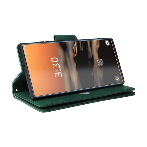 For Samsung Galaxy S23 S24 Ultra/S23 FE/22+Flip Card Slot Stand Wrist Strap Case - Zdjęcie 52 z 73
