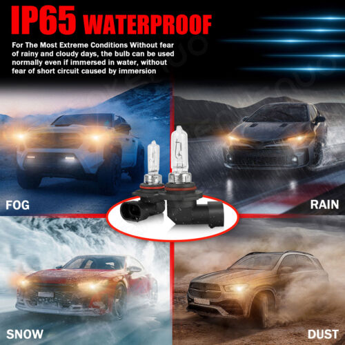 Per Dodge Journey 2009-2019 4X 3400K Lampadina Faro Alogena Faro Alto Basso BP - Foto 6 di 12