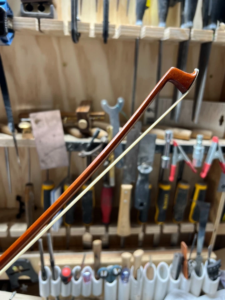 14 inch Viola Bow Brazilwood stick Ebony Frog  Straight for 14''-17'' violas - Image 3 of 4