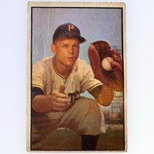 1953 Bowman Color Baseball Card #147 Clem Koshorek Pittsburgh Pirates