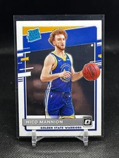 2020-21 Donruss Optic Basketball Rated Rookie Nico Mannion #190 RC Warriors