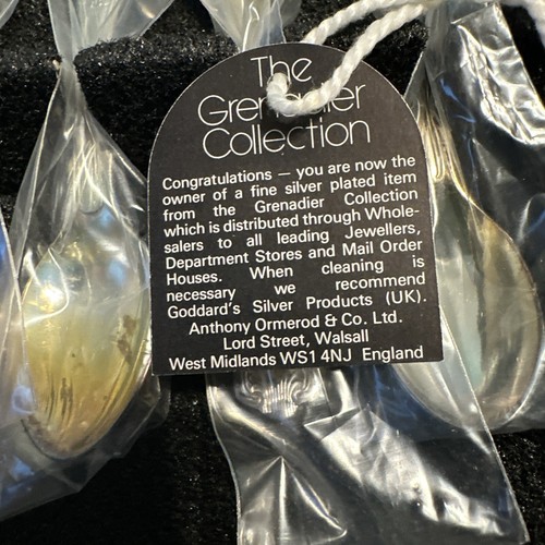 Vtg New In Box GRENADIER SILVERSMITHS Set Of 6 Silver Plated Teaspoon Great Gift - Picture 2 of 7