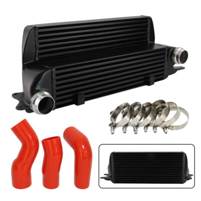 Für BMW E63 E64 6er 635d 06-10 Ladeluftkühler Silikon Turbo Schlauch Kit Rot