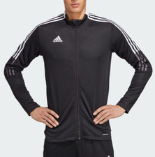 adidas Tiro Jacket Mens - Football Track Top - Zip Pockets *Black Friday Sale*