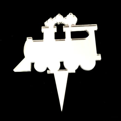 Toppers para pasteles de tren de vapor, varios colores, tamaños y opciones personalizadas - Imagen 2 de 5