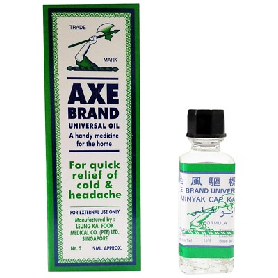Axe universal oil - 10ml use for all Quick relief from cold and headaches