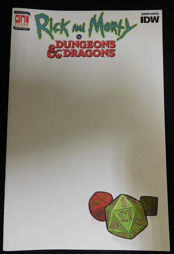 RICK AND MORTY VS DUNGEONS & DRAGONS 1 ONI SKETCH VARIANT COMIC LITTLE 2018 NM