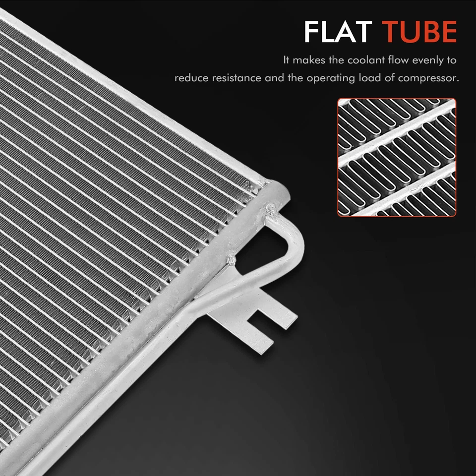 Condensador de aire acondicionado con soporte para International Harvester 7300 7400 7500 7600 7700 Foto 3 de 4