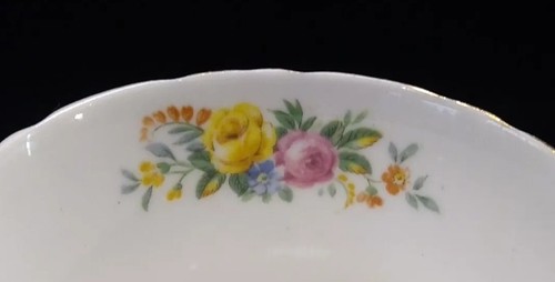 Crown Staffordshire England Blue Lyric Tunic Cup & Saucer Fine Bone China - Picture 7 of 12