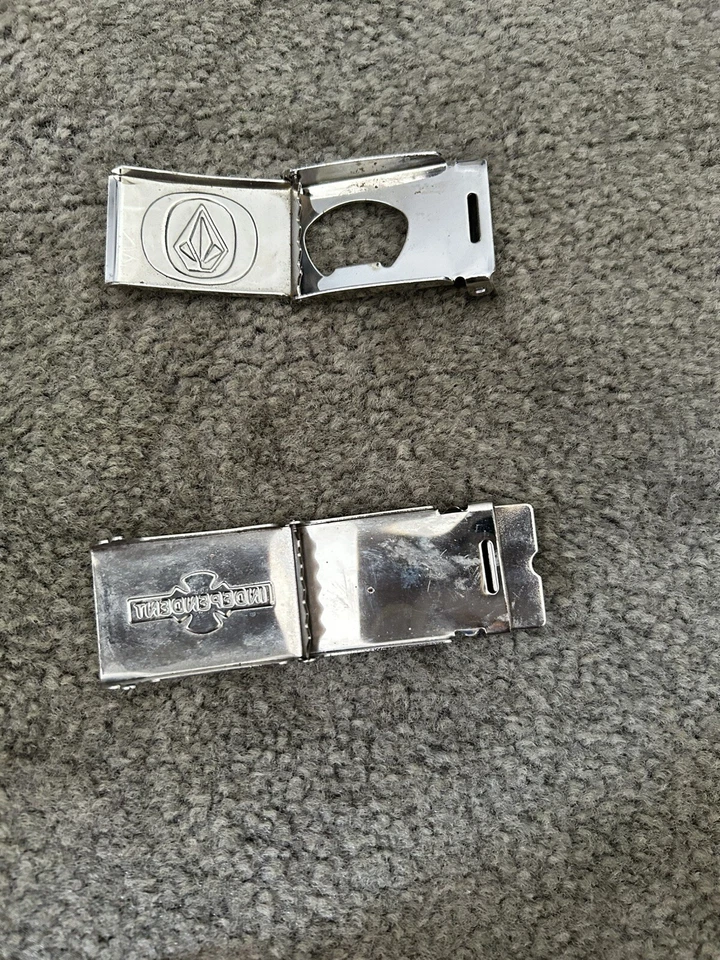 Volcom & Independent Skate BELT Buckle SKATEBOARDING Street Surf Style VINTAGE - Image 3 of 4