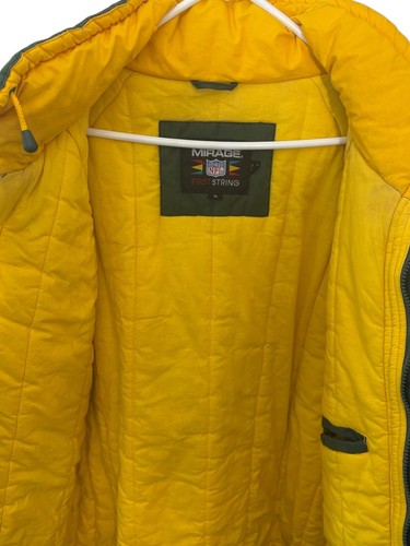 Green Bay Packers Coat Super Bowl Champions I & II Men’s Coat XL - Picture 2 of 12