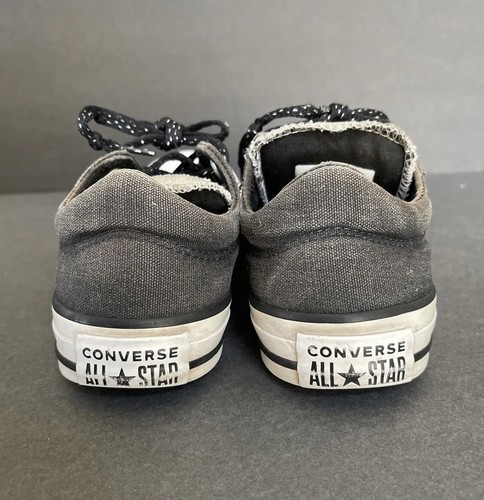 Zapatos Converse All Star Madison Ox Talla 6 Negro/Brillo-Plateado Lengua *LEER - Imagen 6 de 9