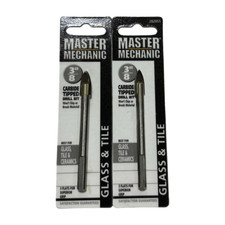Master Mechanic 3/8" Carbide Tipped Drill Bit Glass  Tile 2 Pack