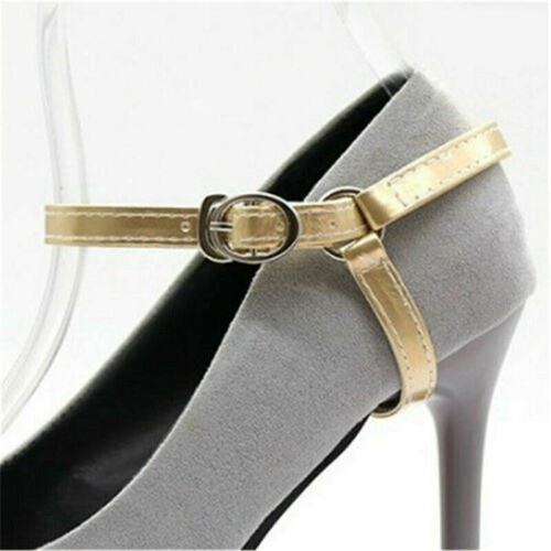 2 pezzi cinturini reggicalze fascia staccabile scarpe in pelle scarpe con tacco alto larghe - Foto 15 di 26