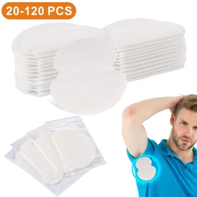 20-120Pcs Sweat Pads Patches Antiperspirant Underarm Armpit Guard Sheet Shield