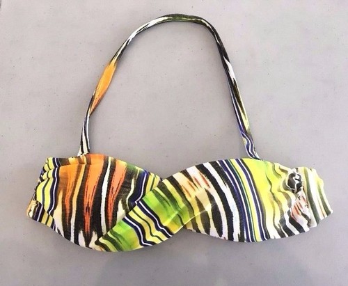 NEW! CIA.MARITIMA 48273 'Mallorca' Twist Bandeau Padded Bikini Top, Size S - Picture 5 of 6