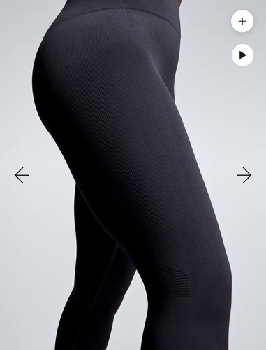 LNDR CHISEL 7/8 SUPER HIGH RISE BLACK LEGGING SIZE S-M UK 10 RRP £118! - Picture 7 of 10