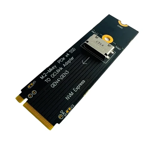 M.2 NVME to ocul ink SFF 8612 Converter for 2.5in NVME U.2(SFF 8639)SSD Adapter