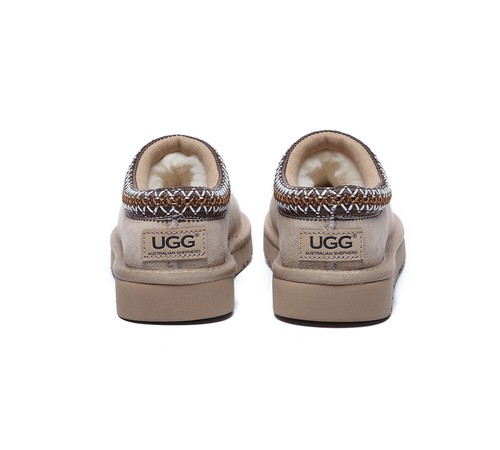 AUSTRALIAN SHEPHERD® UGG Slippers Sheepskin Wool Ankle Tazzy Nonslip Hippie - Picture 39 of 53