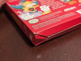 Krusty's Fun House (Nintendo NES, 1992) Box and Cart only Tested