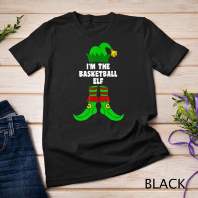 I'm The Basketball Elf Matching Family Group Xmas T-Shirt Unisex T-shirt
