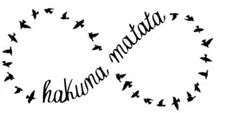Vinyl Decal for Window - Hakuna Matata, Lion King (Disney), Various Colors Sizes