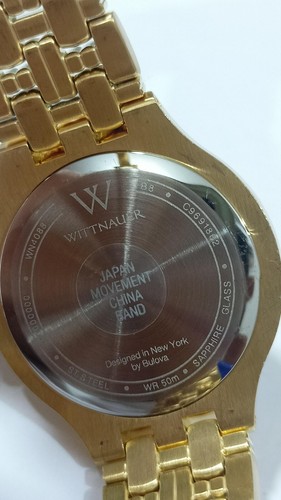 WN4088 WITTNAUER DIAMOND ACCENT WHITE DIAL STAINLESS STEEL WOMEN'S WATCH MW-17 - Picture 13 of 17