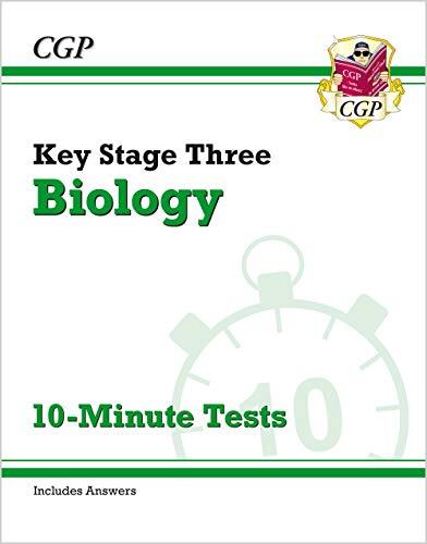 New KS3 Biology 10-Minute Tests (with answers) (CGP KS3 Science) By CGP Books