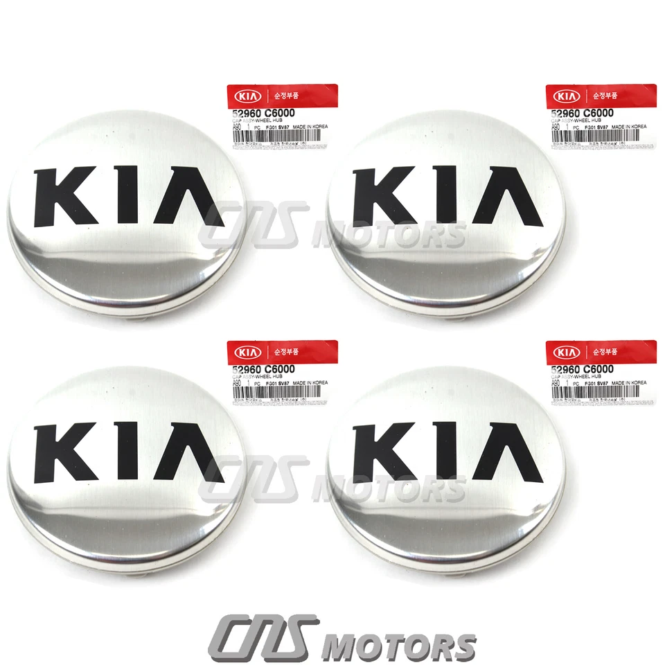 ⭐GENUINE⭐ Wheel Center Cap Aluminum 4PCS for 2016-2021 Kia Optima Sedona Sorento Foto 4 de 4