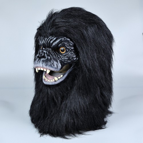 Open Moving Mouth Gorilla Mascot Fursuit Masks Cosplay King Kong Masks Full Head - Picture 5 of 11