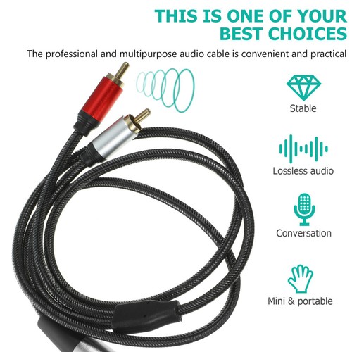to Line Microphone Converter Wire Xlr Balanced Audio Cable - Afbeelding 3 van 12