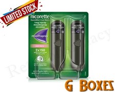 Nicorette Quickmist COOL BERRY 1mg Spray 2x150ml of 6Pk  Expiry - 2028
