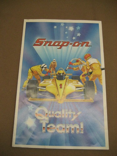 Vintage 1984 Snap-on Tools Quality Team Brochure Booklet Race Rick Mears 140B - Picture 6 of 8