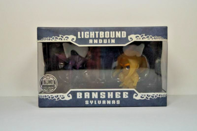 f184 World of Warcraft Figur Blizzard 2018 Lightbound Anduin & Banshee Sylvanas 