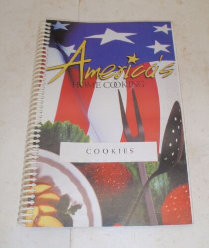 America's Home Cooking - Cookies by WQED Pittsburgh Spiral Bound Recipe Cookbook - Afbeelding 1 van 2