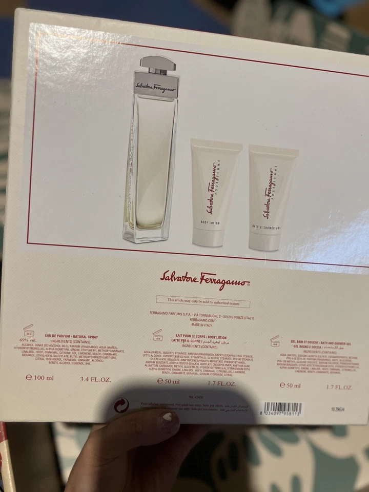 Новый Salvatore Ferragamo Femme женщин духи подарочный набор парфюмированная вода лосьон ванна - Изображение 2 из 4