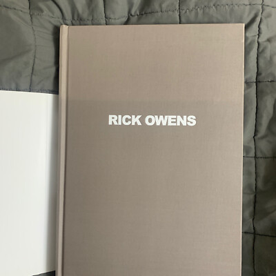 RICK OWENS FIRST EDITION LARGE FORMAT RIZZOLI BOOK FASHION