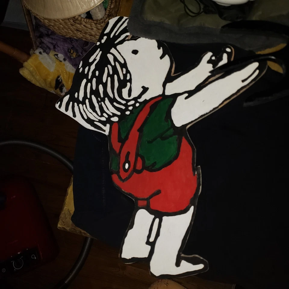 Arte en madera Boy Giving Tree Foto 2 de 4