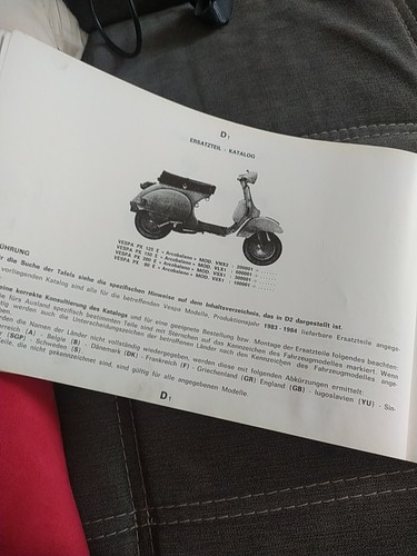 Catalogue Pieces Rechange Vespa Pxe Arcobaleno - Photo 5/8